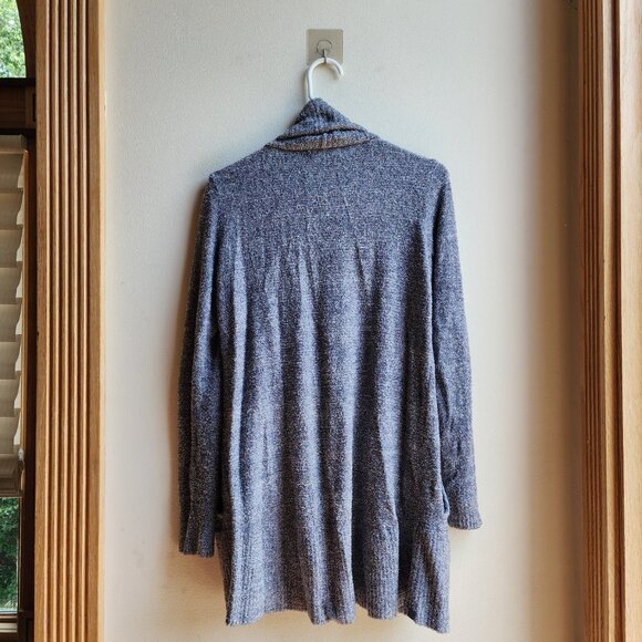 Barefoot Dreams Blue/Gray Angled Open Cardigan Sizze XS/S - Picture 16 of 16